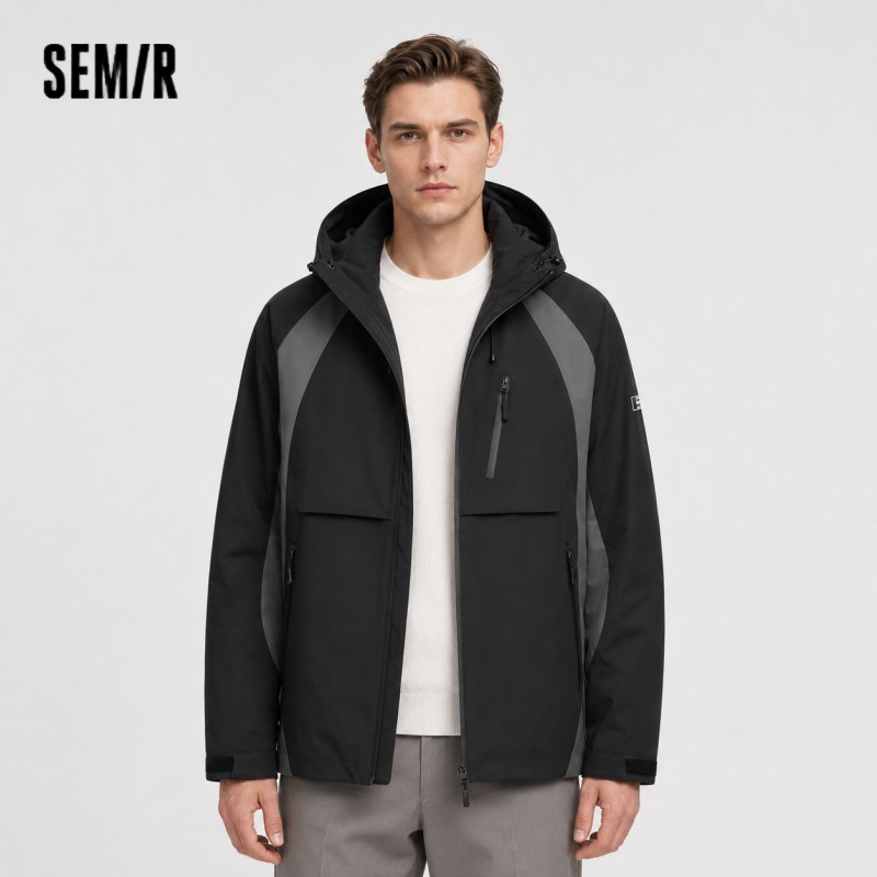 Winter Clothing Trends 2026 - سترة سيمي داون للرجال مقاومة للماء