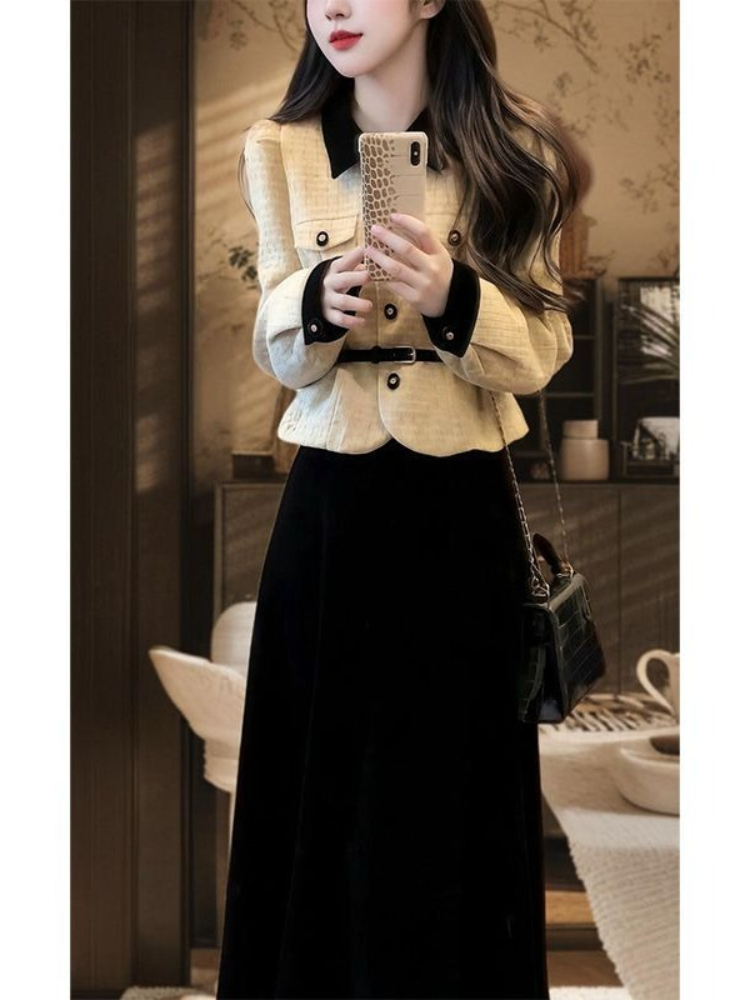 Winter Clothing Accessories - طقم ملابس نسائي من قطعتين بأسلوب