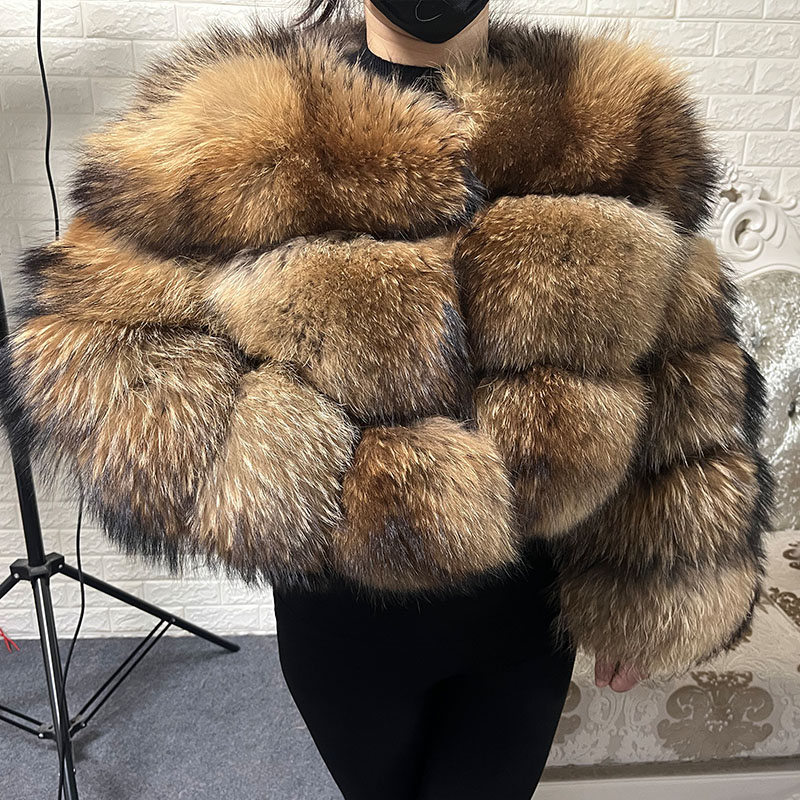 حجم كبير بلايز البني الفراء Ma - مراجعة Winter Clothing Equipment وسعره