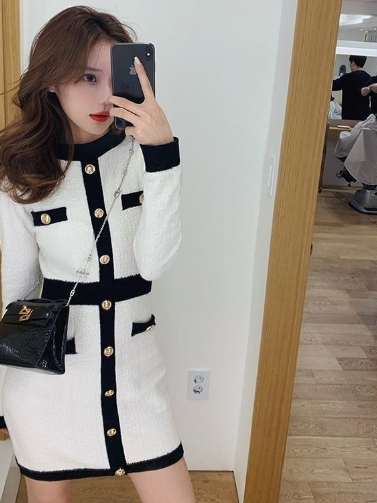 فستان خريفي وشتوي بتصميم أنيق  - مراجعة Winter Clothing Accessories وسعره