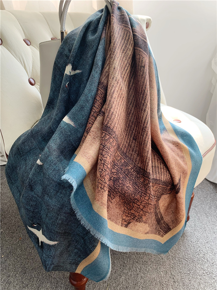 الكشمير الخالص شرابات شالات سر - مراجعة Winter Clothing Accessories وسعره