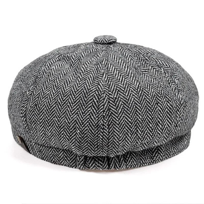 قبعة رجالية جديدة مسطحة القمة  - مراجعة Winter Clothing Accessories وسعره