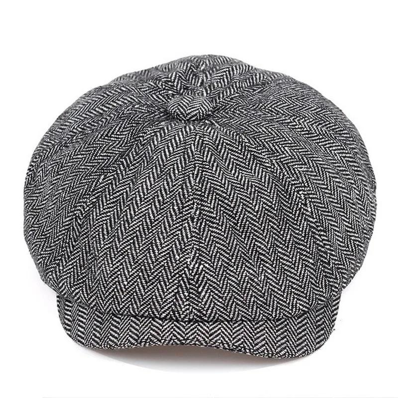 قبعة رجالية جديدة مسطحة القمة  - مراجعة Winter Clothing Accessories وسعره