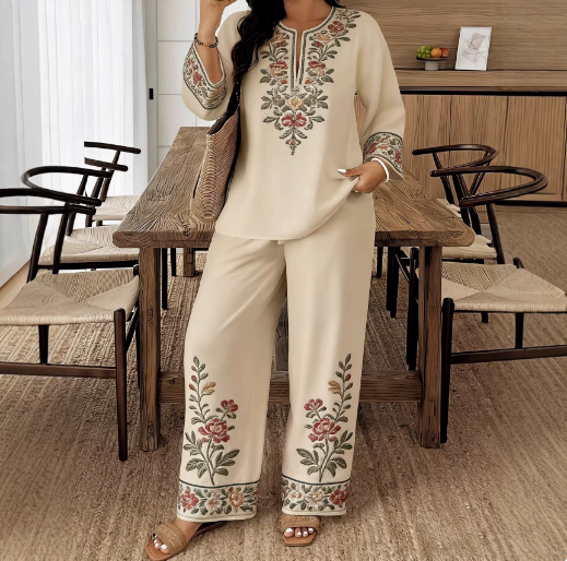 طقم نسائي من قطعتين لربيع وخري - مراجعة Winter Clothing Sale وسعره