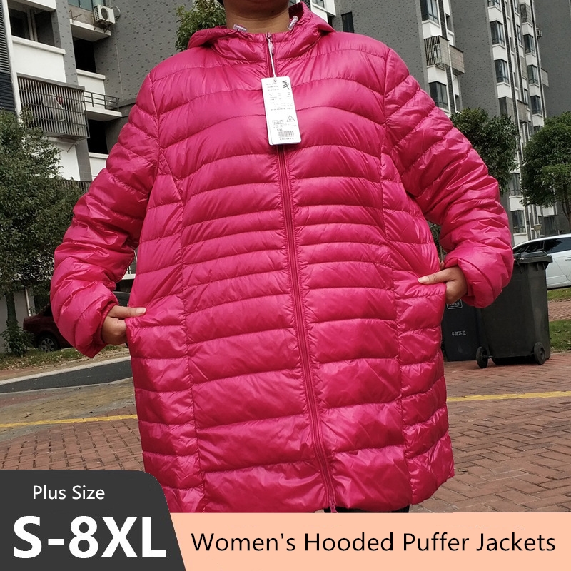 حجم كبير 5XL 6XL 7XL المرأة مق - مراجعة Winter Clothing Equipment وسعره