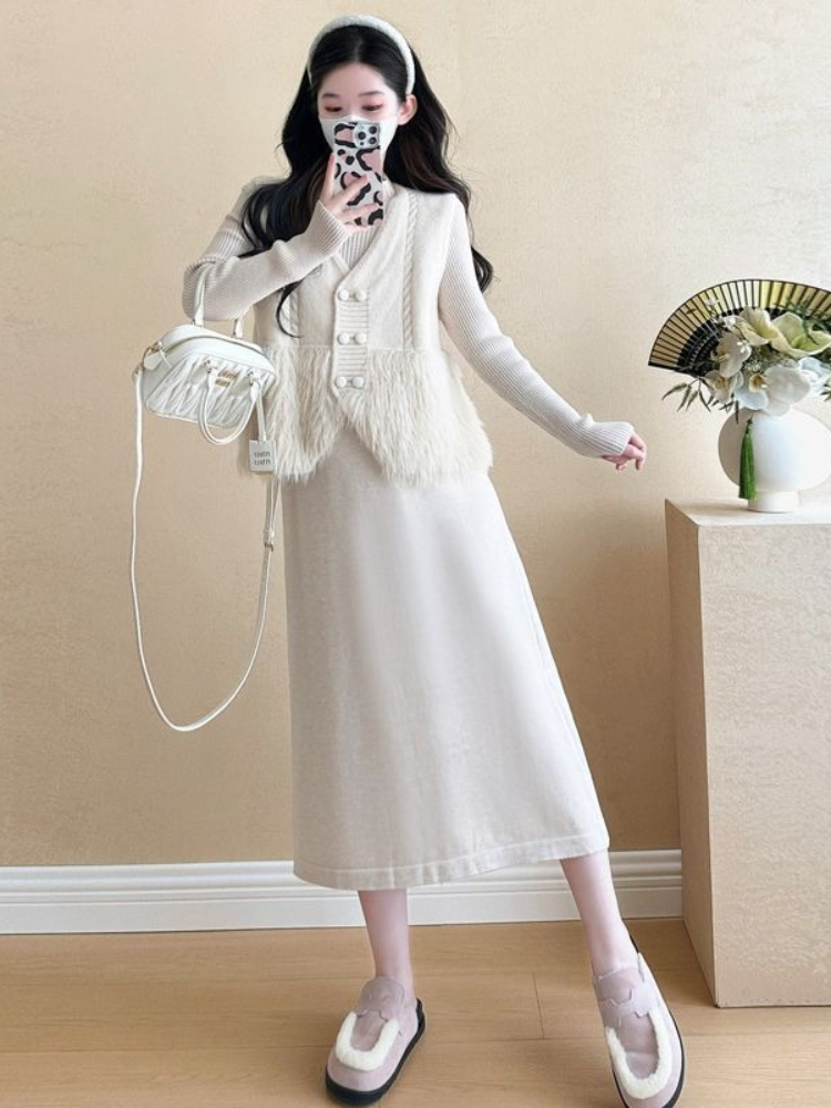 طقم من قطعتين بأسلوب أنيق وممي - مراجعة Winter Clothing Accessories وسعره