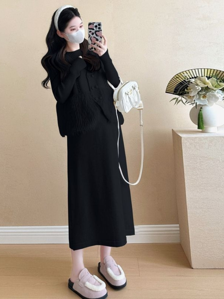 طقم من قطعتين بأسلوب أنيق وممي - مراجعة Winter Clothing Accessories وسعره